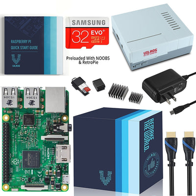 Raspberry Pi 3 Complete Starter Kit With Retro Gaming Case