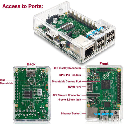 Raspberry Pi 3 Model B Complete Starter Kit – 32GB | Vilros.com | Free Shipping