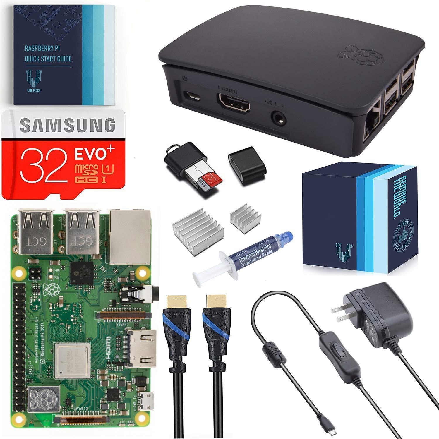 Raspberry Pi 3 Model B+(Plus) Complete Starter Kit | Vilros.com | Free Shipping