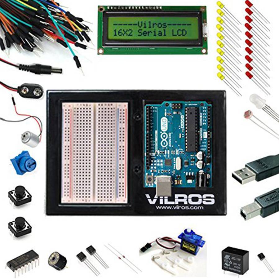 Arduino Uno Ultimate Starter Kit + LCD Module | Vilros.com | Free Shipping