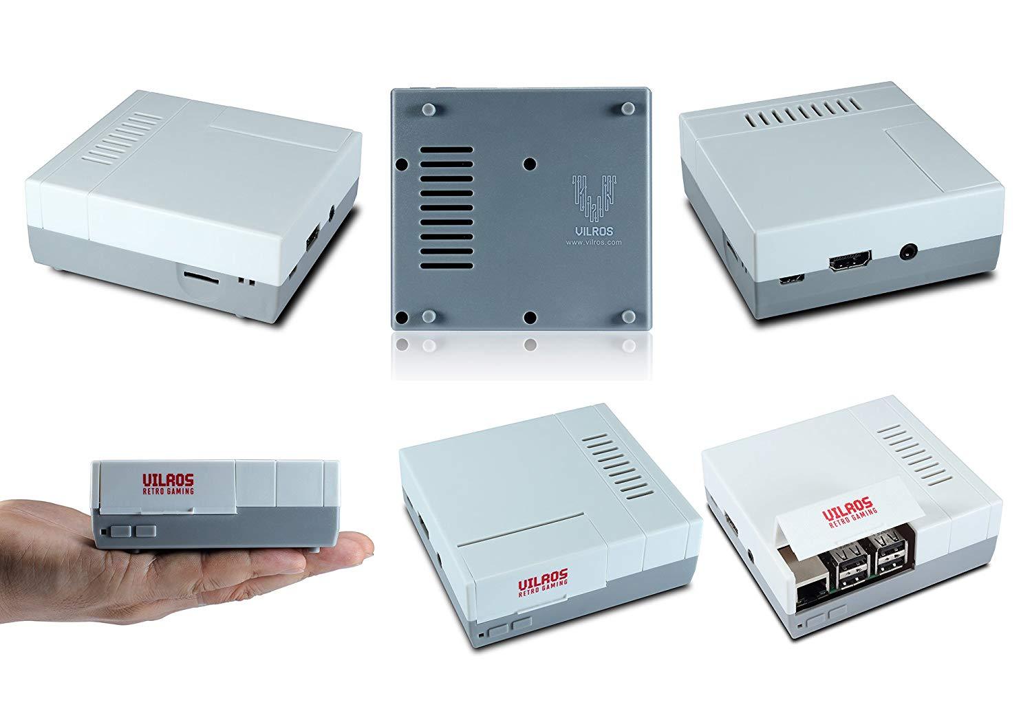 Vilros Raspberry Pi 3 Model B+ (B Plus) Retro Arcade Gaming Kit with Multi Retro Gaming Controller Set-Includes: 2 Each of NES, SNES, N64, PS2 & GENESIS Controllers | Vilros.com | Free Shipping