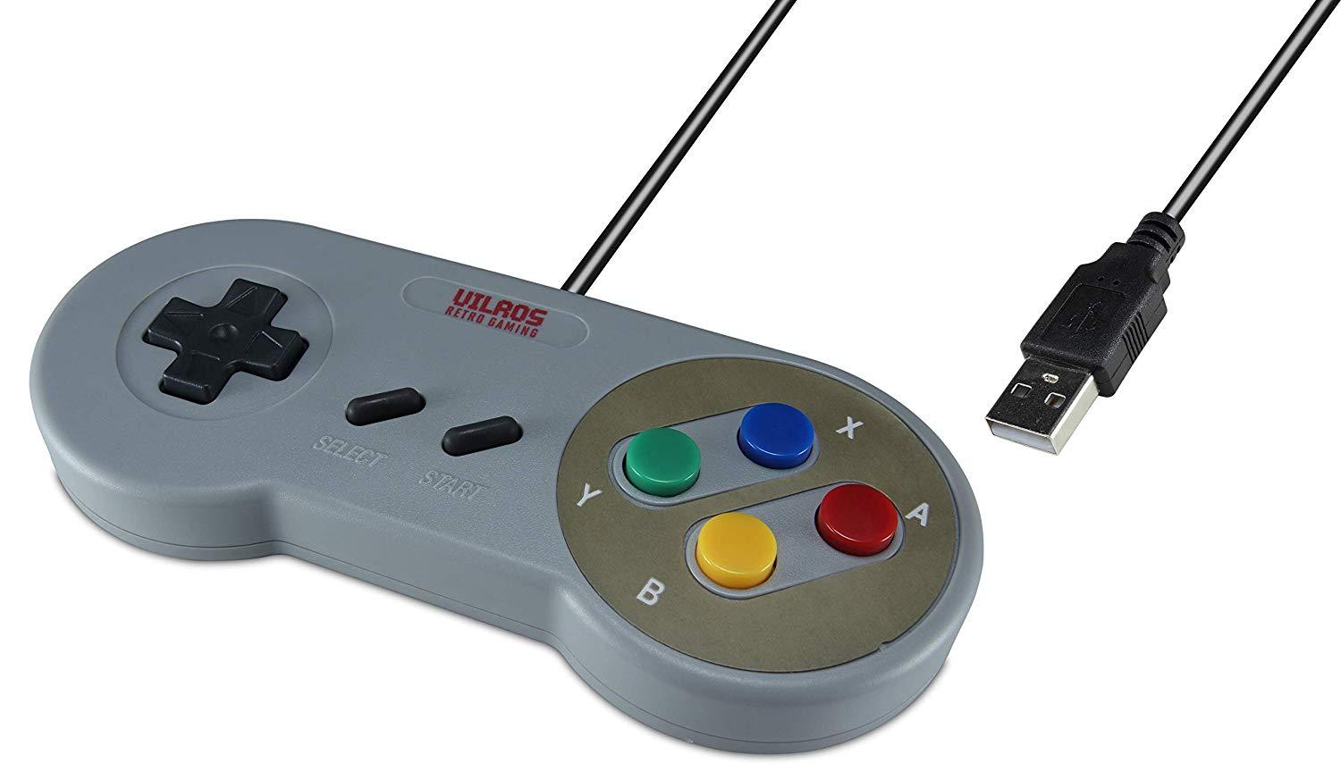 Vilros Retro Gaming Classic USB Controller Set- Includes: 2 NES Style USB Gamepads -2 SNES Style USB Gamepads-2 SEGA GENESIS Style USB Gamepads-2 PS2 Style USB Gamepads-2 N64 Style USB Gamepads | Vilros.com | Free Shipping