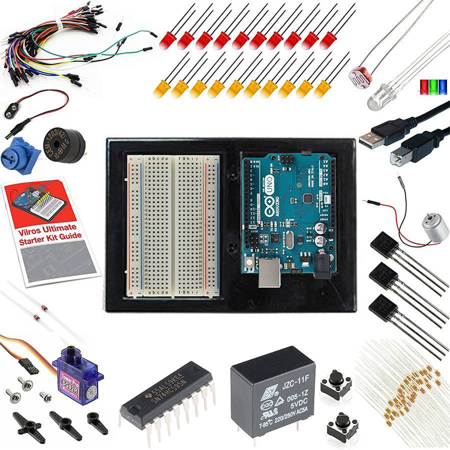 Arduino Uno 3 Ultimate Starter Kit | Vilros.com | Free Shipping