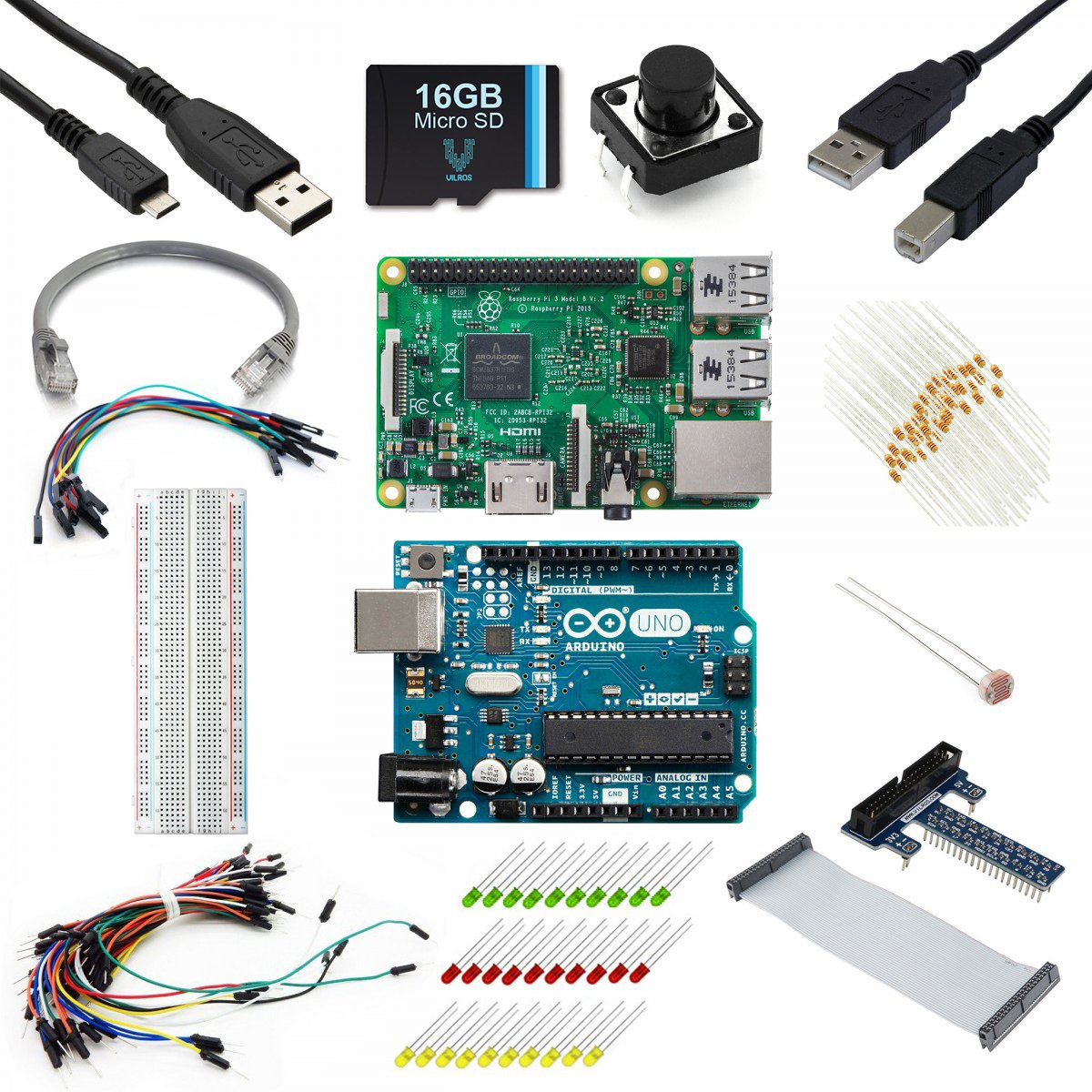 Raspberry Pi and Arduino Starter Kit | Vilros.com | Free Shipping