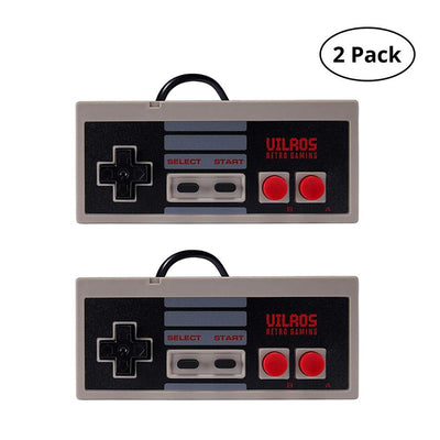 Vilros Retro Gaming NES Style USB Gamepads-Set of 2 | Vilros.com | Free Shipping