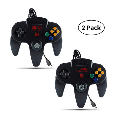 Vilros Retro Gaming N64 Style USB Gamepads-Set of 2 | Vilros.com | Free Shipping