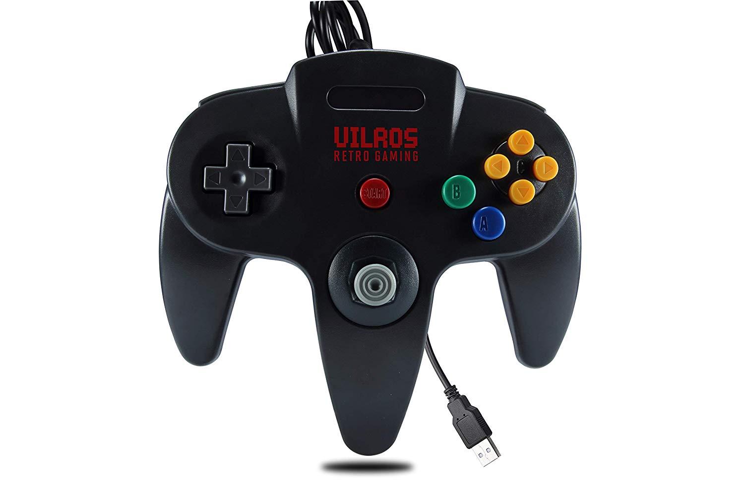 Vilros Retro Gaming N64 Style USB Gamepads-Set of 2 | Vilros.com | Free Shipping