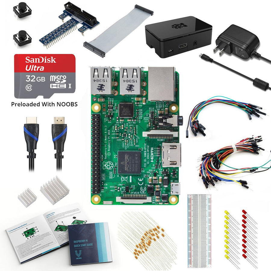 Raspberry Pi 3 Model B Ultimate Starter Kit