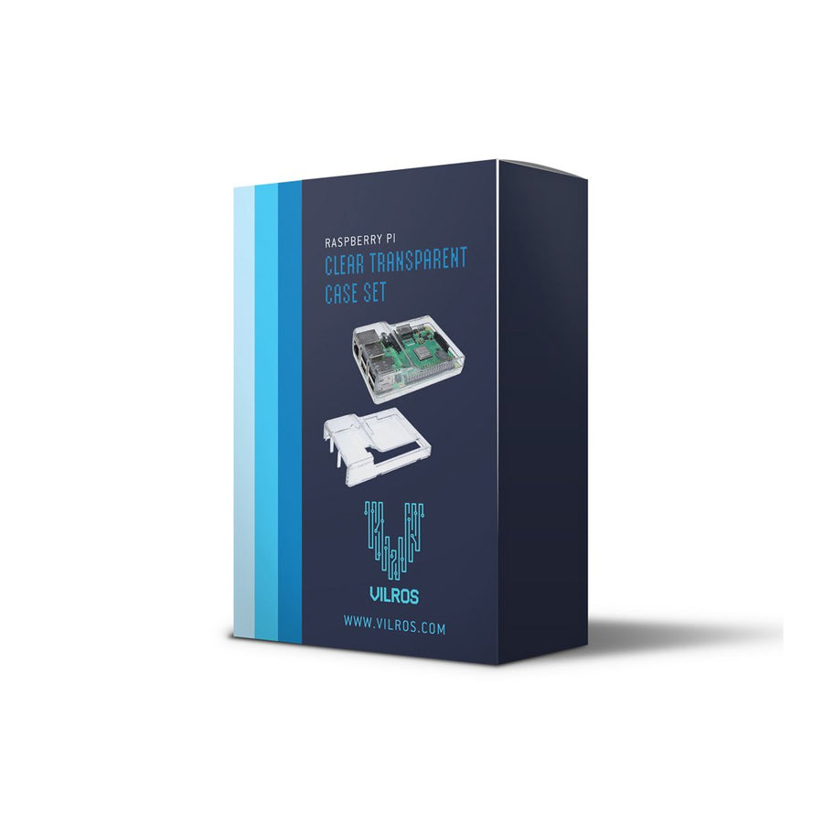 Vilros Raspberry Pi 3 Premium Clear Transparent Case with 2 Covers | Vilros.com | Free Shipping