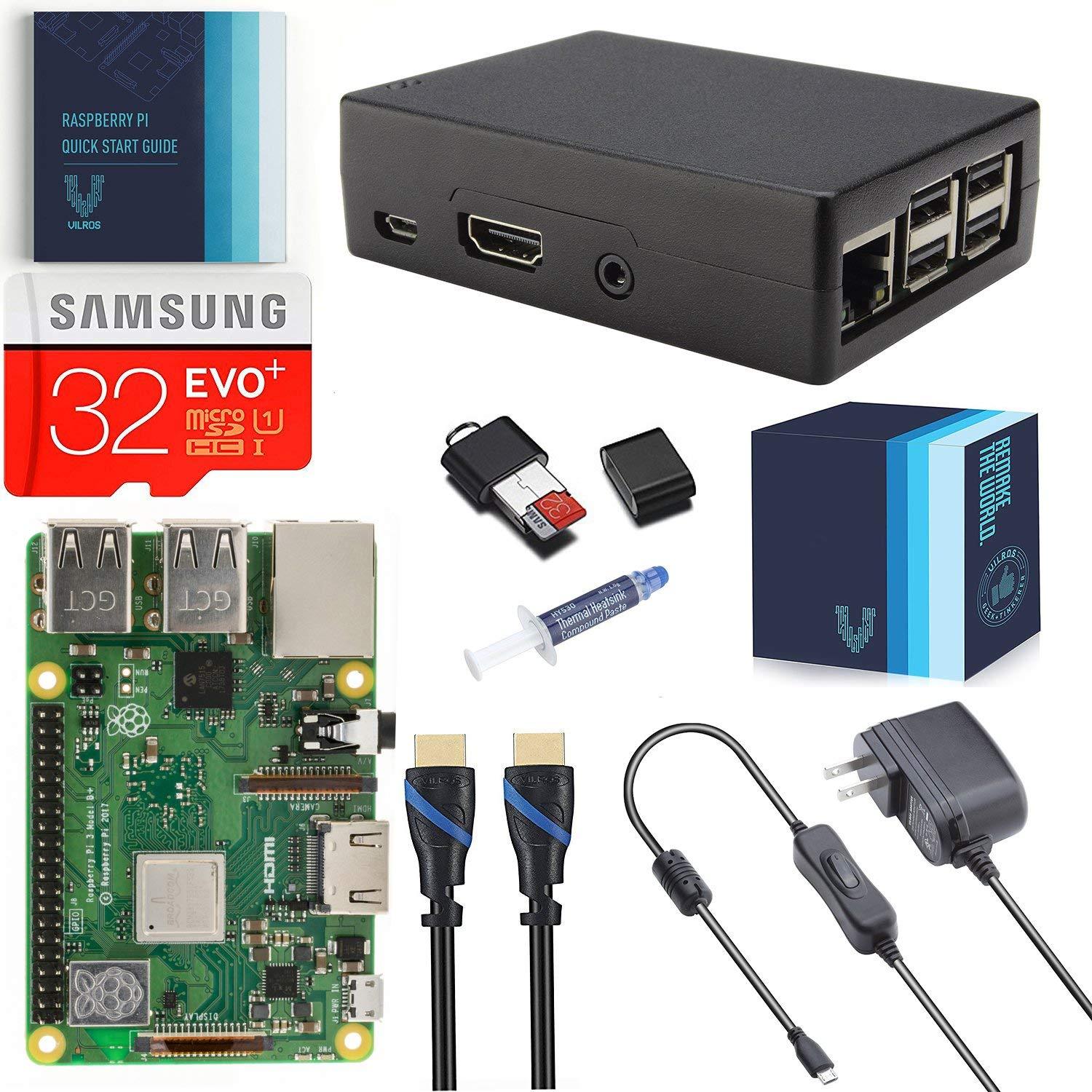 Raspberry Pi 3 Model B+ Complete Kit Aluminum Alloy Case