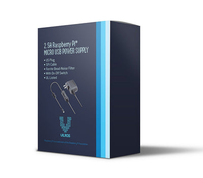 Vilros Raspberry Pi 3 Model B+ (B Plus)-with 2.5A Power Supply | Vilros.com | Free Shipping